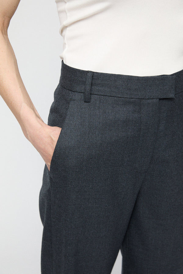 Fall Winter Spring Summer Cigarette Pant Charcoal Melange