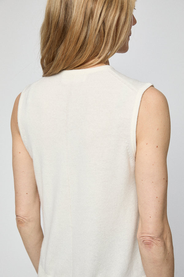 Fall Winter Spring Summer Classic Wool Tank Gray Melange