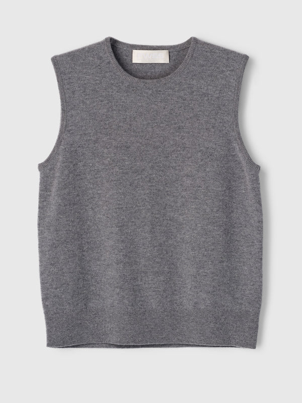 fall winter spring summer Classic Wool Tank Gray Melange