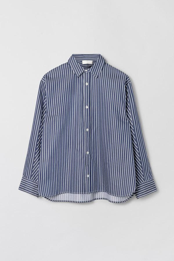 Fall Winter Spring Summer Coastal Shirt Navy Blue White Stripe