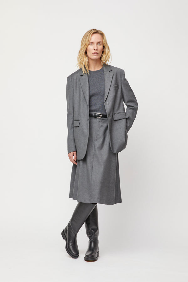 Fall Winter Spring Summer Côte D'Azur Blazer Grey Melange