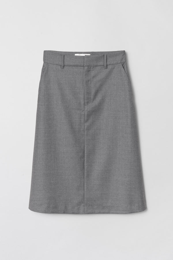 Fall Winter Spring Summer Côte D'Azur Skirt Grey Melange