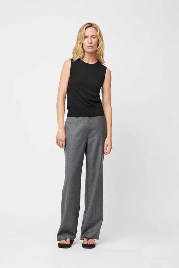 fall winter spring summer Côte d'Azur Trousers Grey Melange