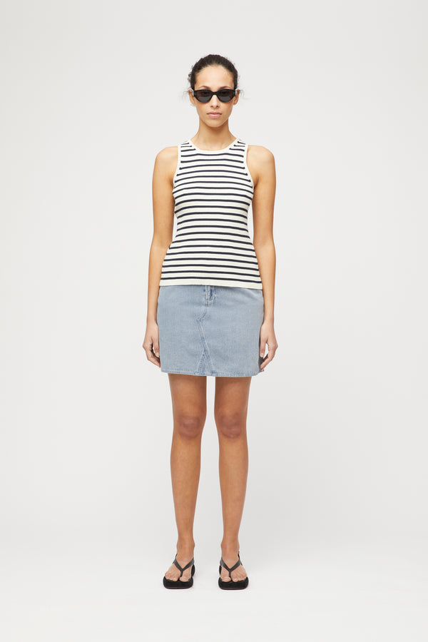 Fall Winter Spring Summer Cotton Spark Tank Vanilla