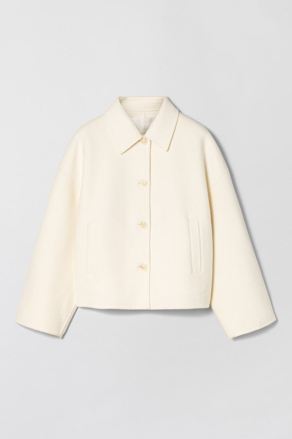 fall winter spring summer Cropped Double Jacket Hay