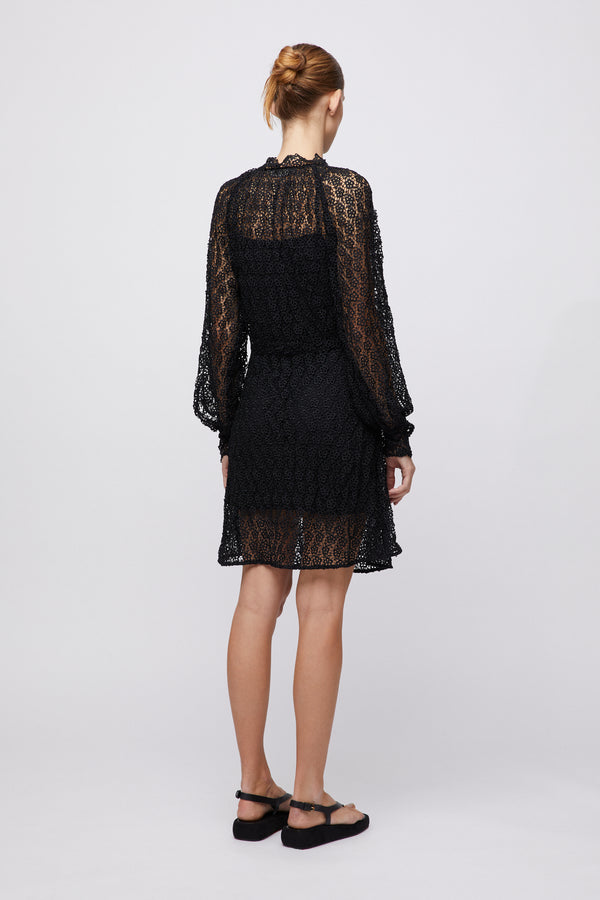 Fall Winter Spring Summer Dahlia Dress Anthracite Black