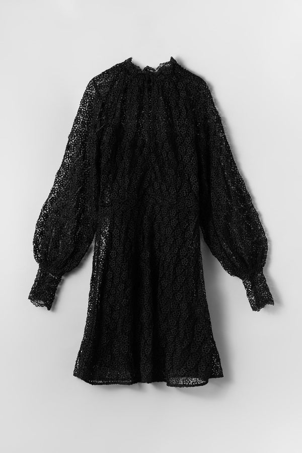 Fall Winter Spring Summer Dahlia Dress Anthracite Black