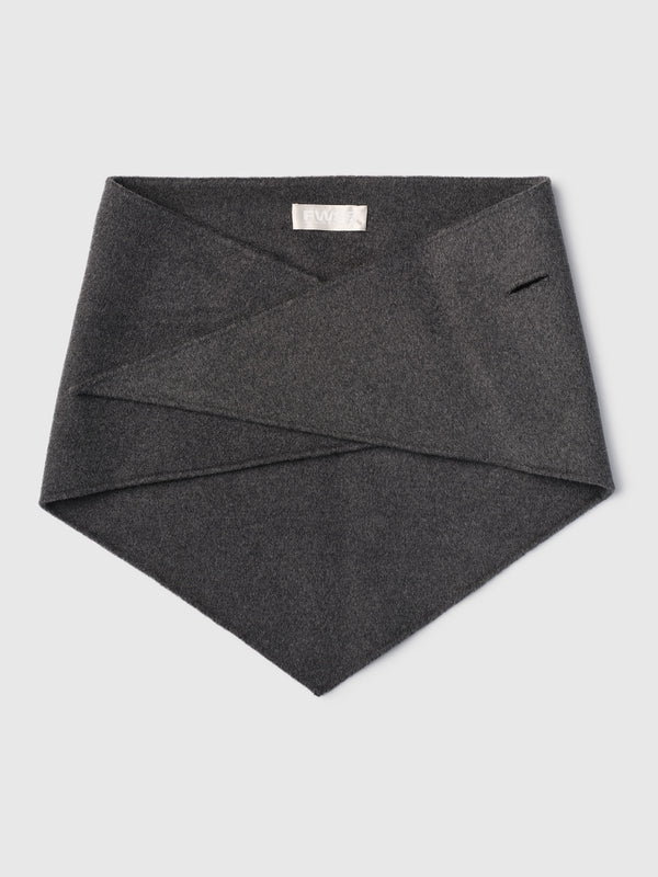 fall winter spring summer Double Rider Scarf Charcoal