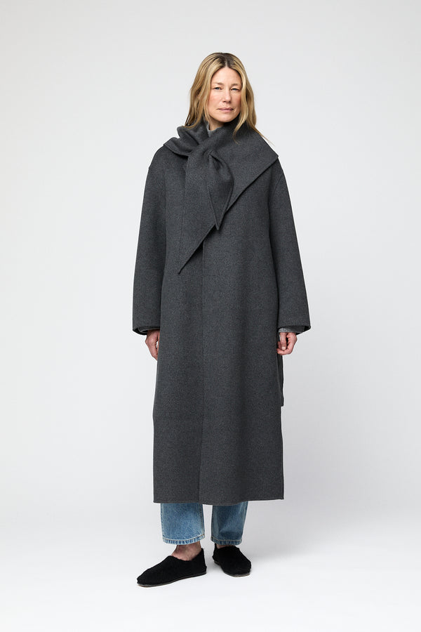 Fall Winter Spring Summer Double Rider Scarf Molé Brown