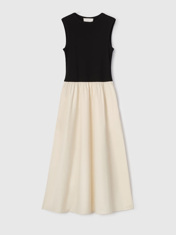 fall winter spring summer Drop Waisted Dress Black Macadamia