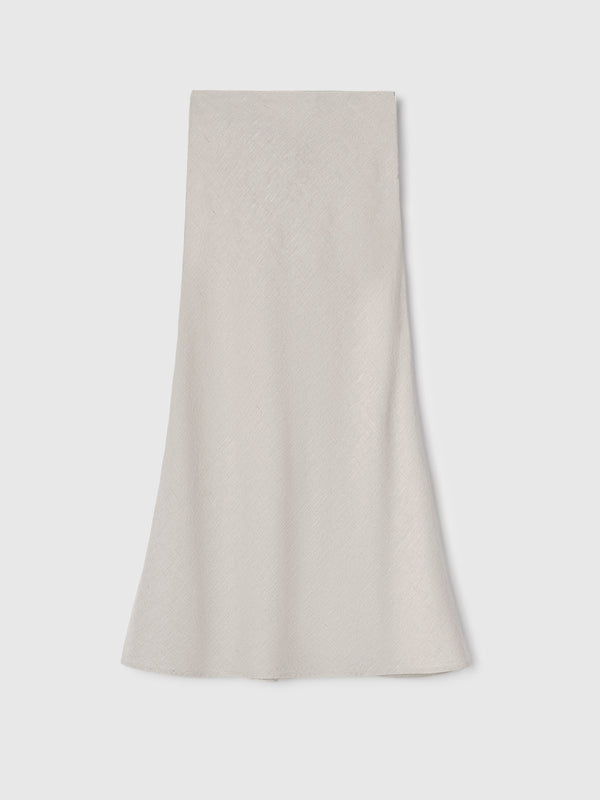 Fall Winter Spring Summer Esplanade Linen Skirt Natural Linen