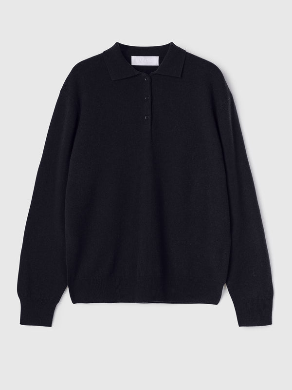 Fall Winter Spring Summer Estate Pique Sweater Navy