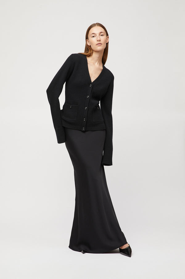 Fall Winter Spring Summer Adele Cardigan Jet Black