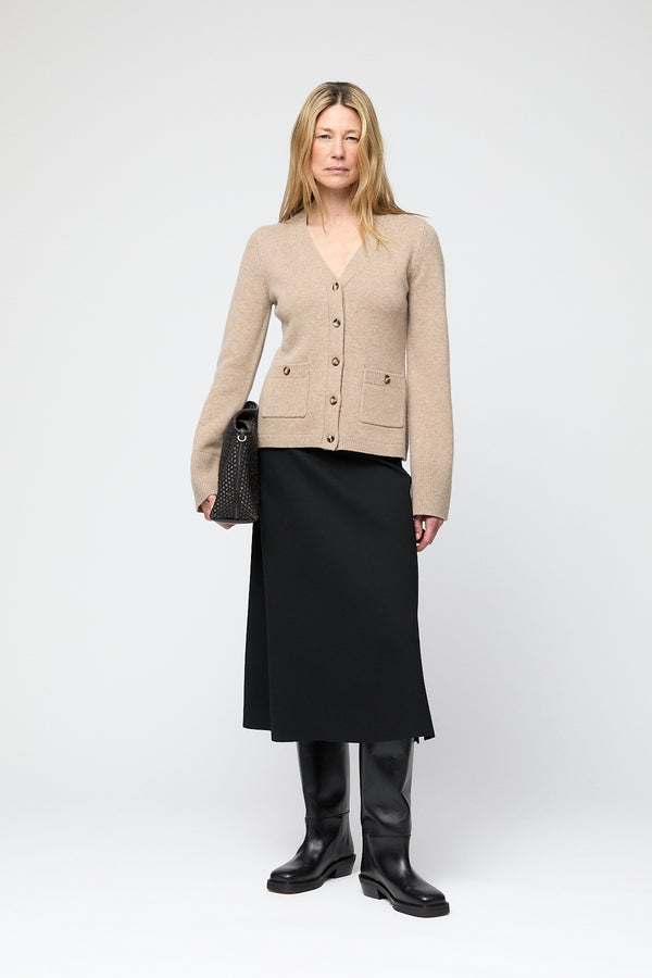 Fall Winter Spring Summer Adele Cardigan Mid Grey