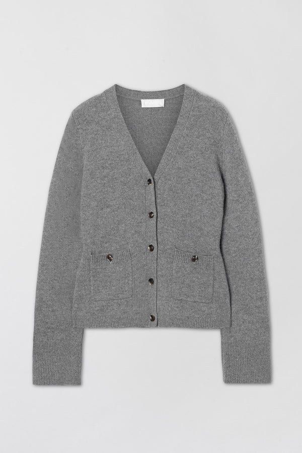 fall winter spring summer Adele Cardigan Mid Grey