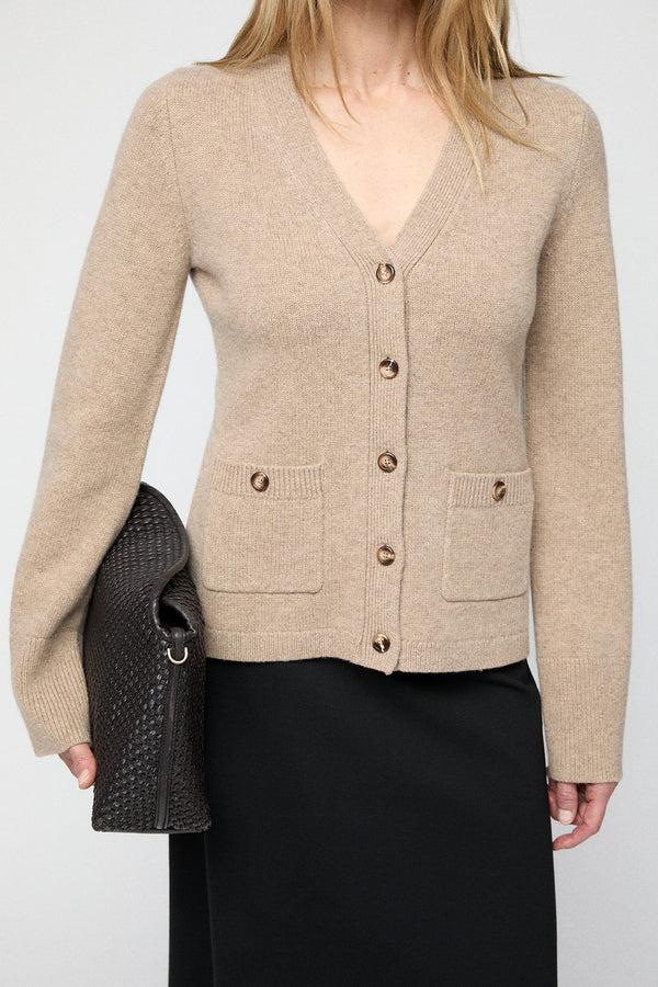 Fall Winter Spring Summer Adele Cardigan Oatmeal