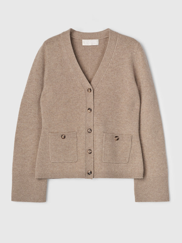 Fall Winter Spring Summer Adele Cardigan Oatmeal