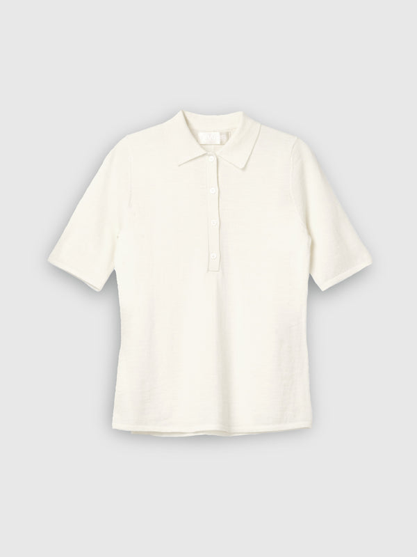 Fall Winter Spring Summer Celeste Pique Tee Cream