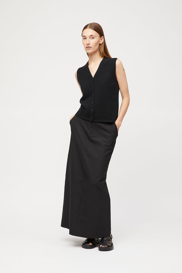 Fall Winter Spring Summer Charles Vest Jet Black