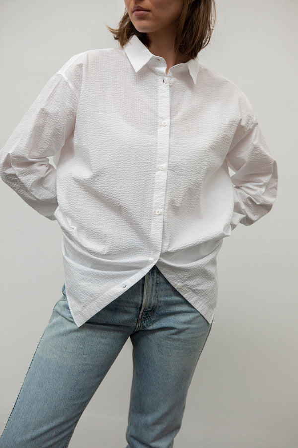 fall winter spring summer Jenny Bright White Crepe