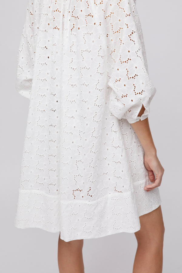 Fall Winter Spring Summer Lily Dress Bright White