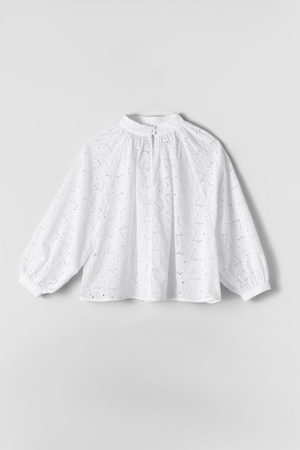 Fall Winter Spring Summer Lily Top Bright White
