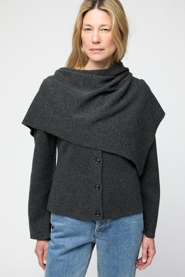 Fall Winter Spring Summer Momento Scarf Graphite