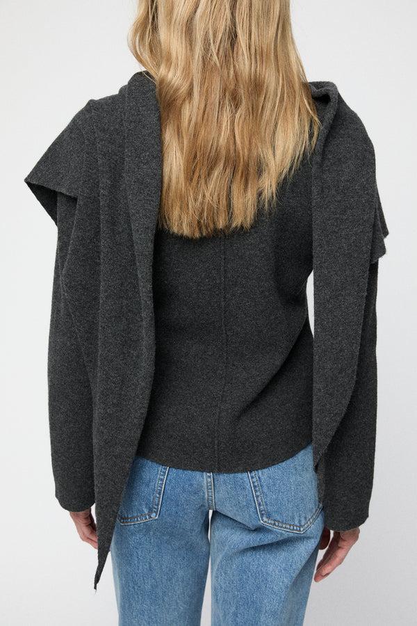 Fall Winter Spring Summer Momento Scarf Graphite