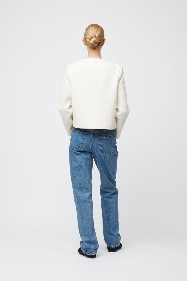 Fall Winter Spring Summer Monaco Boucle Jacket Hay