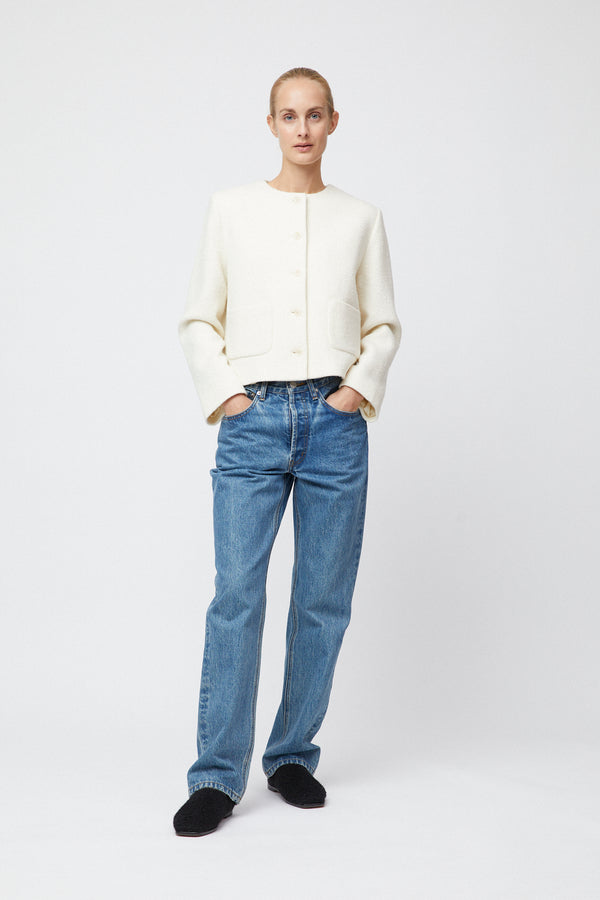 fall winter spring summer Monaco Boucle Jacket Hay