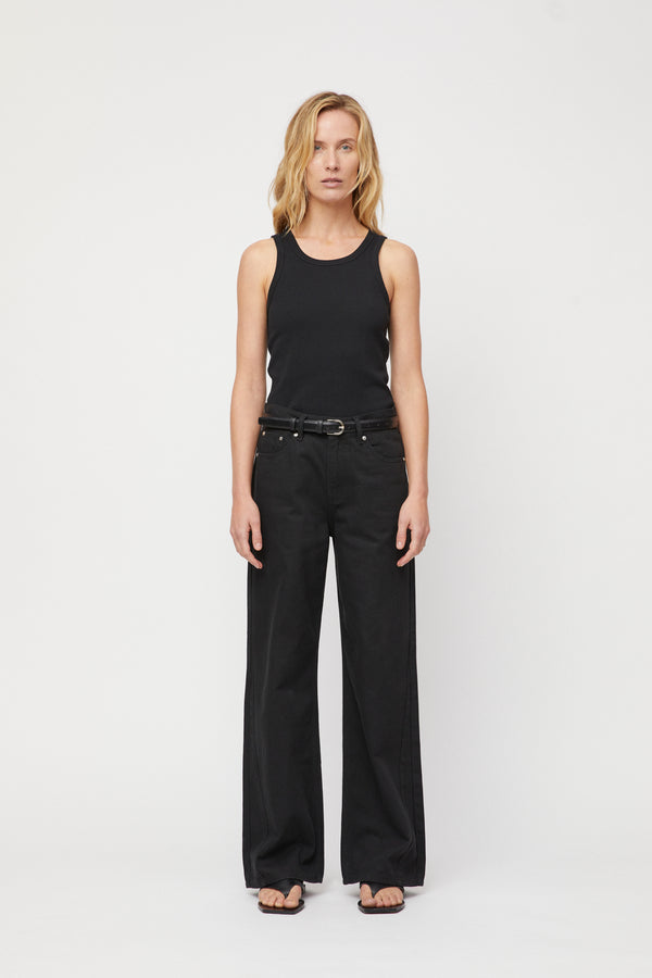 Fall Winter Spring Summer Riviera Tank Jet Black