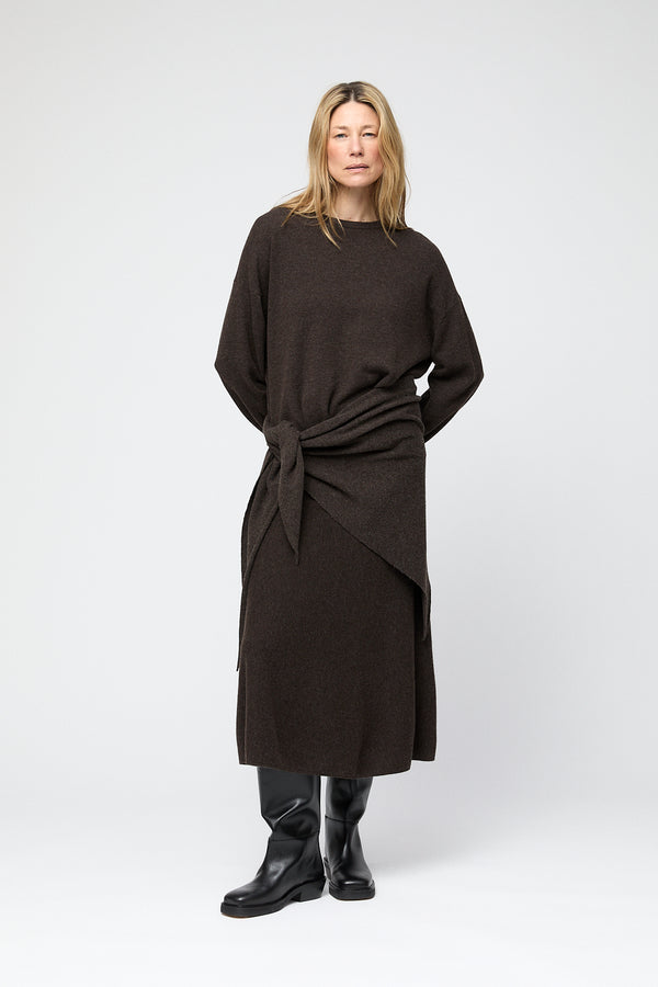 fall winter spring summer Toulon Skirt Coffee