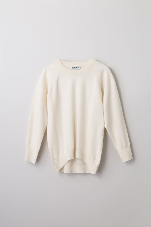 fall winter spring summer Goatman Sweater Jet Stream White