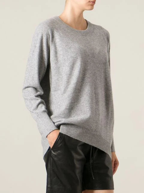 Fall Winter Spring Summer Goatman Sweater Light Gray