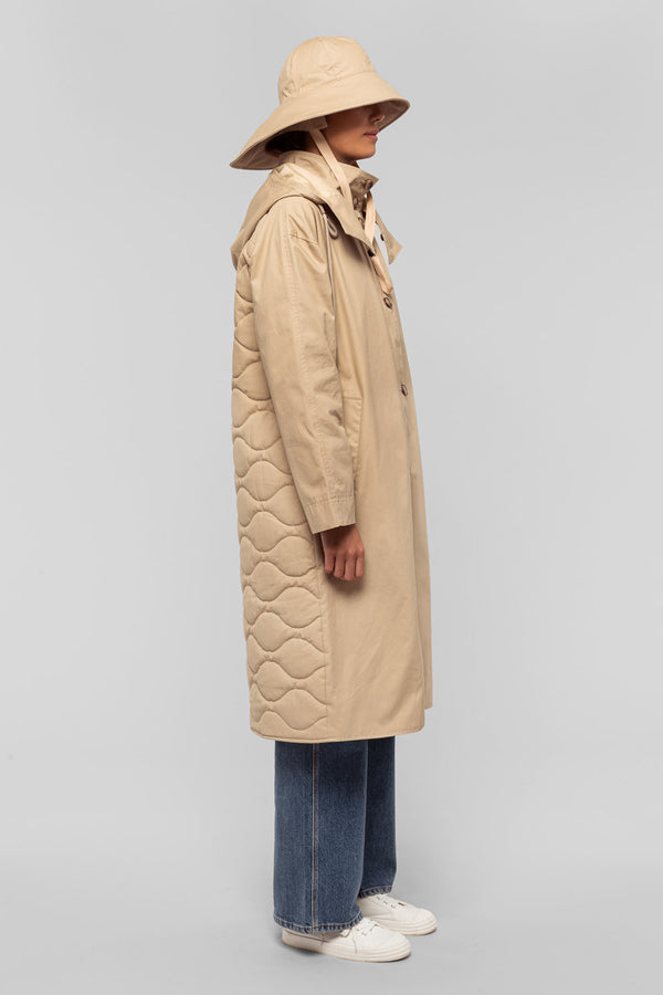 Fall Winter Spring Summer How Deep Cotton Parka Vintage Khaki