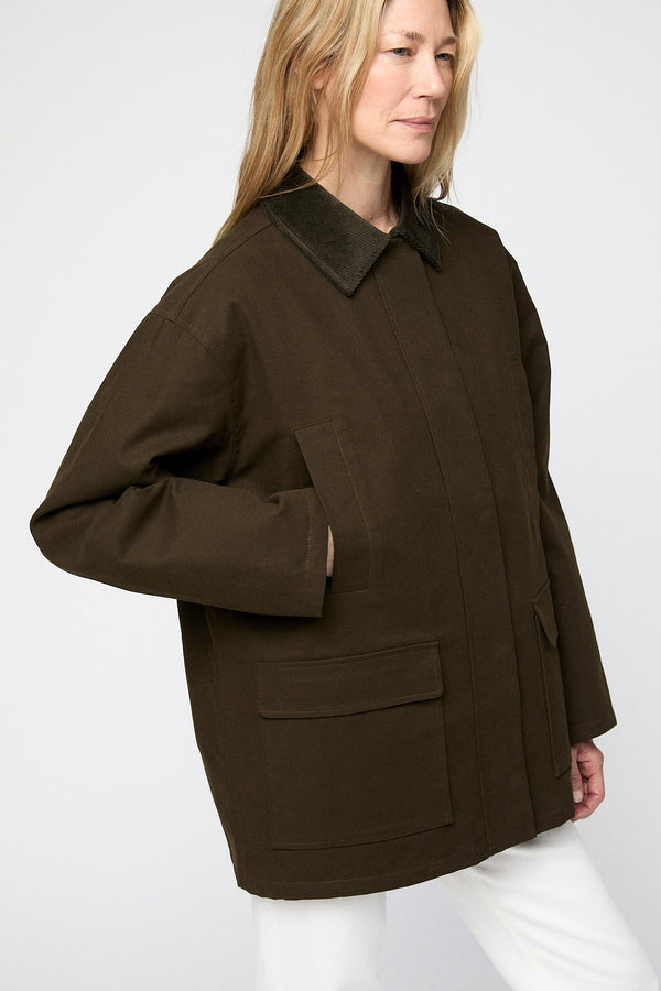 Fall Winter Spring Summer Hunting Jacket Chocolate Brown