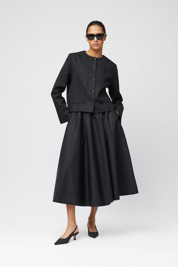 Fall Winter Spring Summer Linen Monaco Jacket Natural Linen