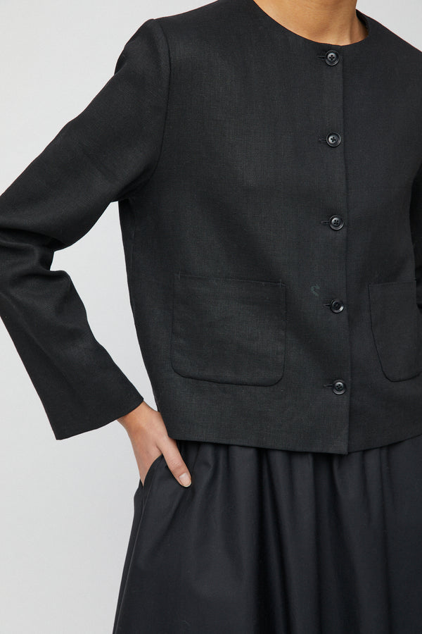 Fall Winter Spring Summer Linen Monaco Jacket Natural Linen