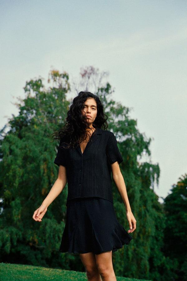 Fall Winter Spring Summer Luna Skirt Anthracite Black