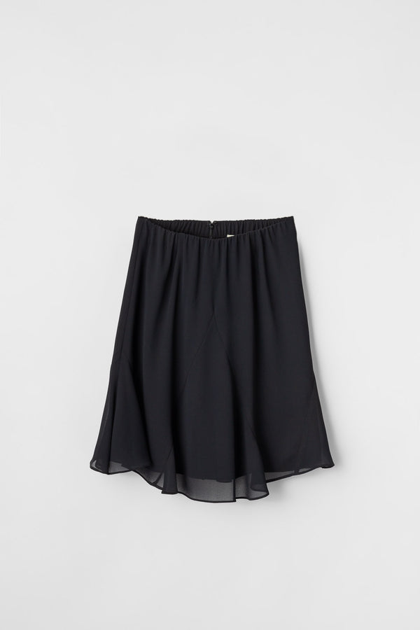 fall winter spring summer Luna Skirt Anthracite Black