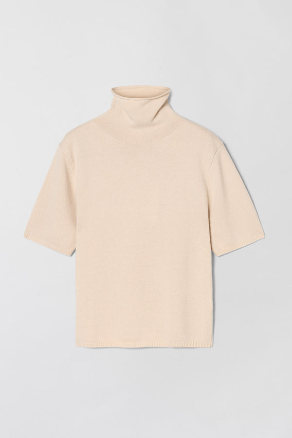 Fall Winter Spring Summer Margot Turtleneck Tee Buttermilk