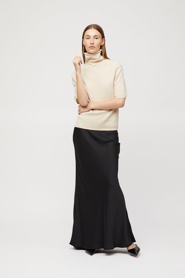 Fall Winter Spring Summer Margot Turtleneck Tee Buttermilk