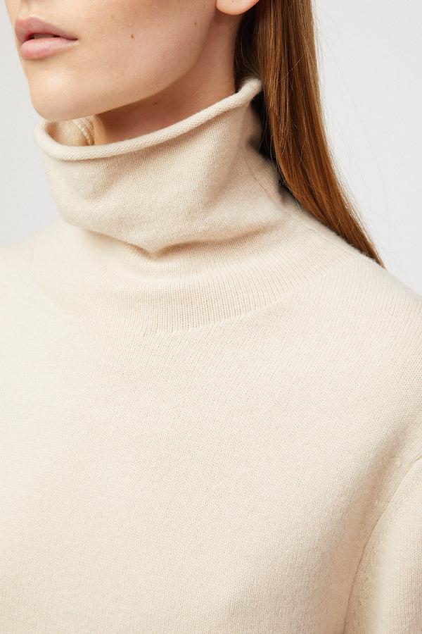 Fall Winter Spring Summer Margot Turtleneck Tee Buttermilk