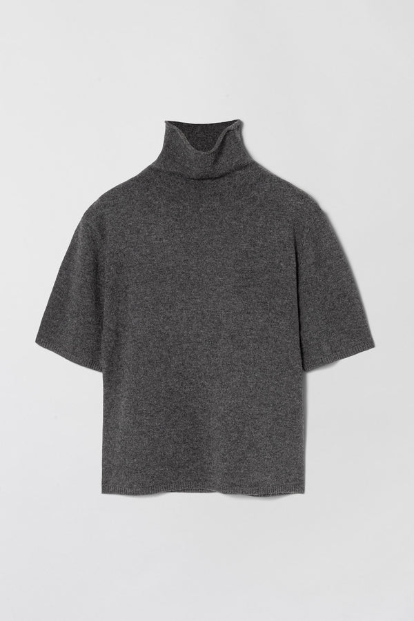fall winter spring summer Margot Turtleneck Tee Graphite