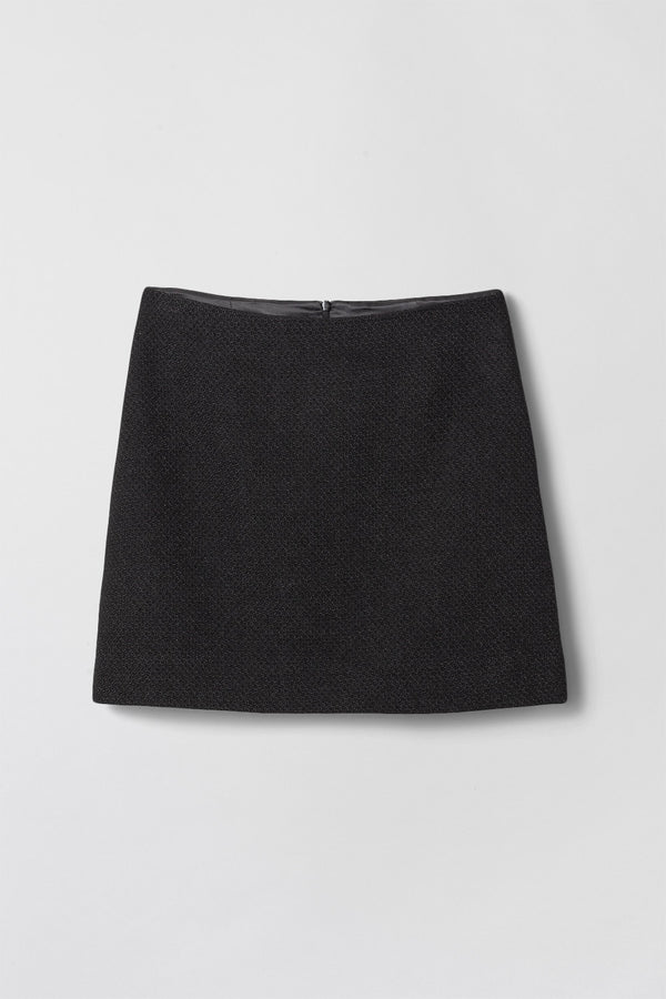 Fall Winter Spring Summer Mayday Mini Skirt Jet Black
