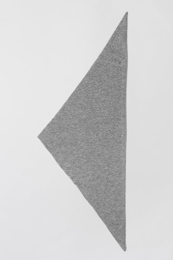 Fall Winter Spring Summer Memoir Cashmere Mini Scarf Gray Melange