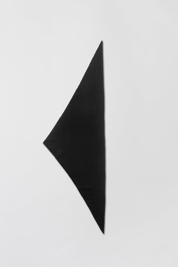 Fall Winter Spring Summer Memoir Cashmere Mini Scarf Jet Black