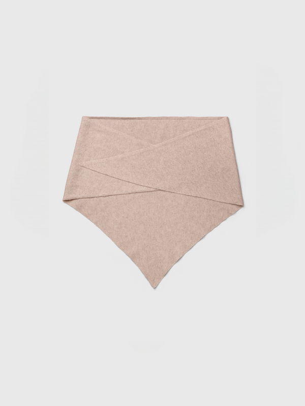 fall winter spring summer Memoir Cashmere Mini Scarf Wheat