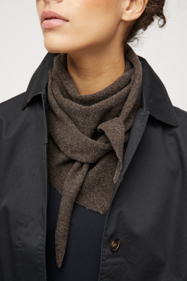 Fall Winter Spring Summer Momento Mini Scarf Coffee