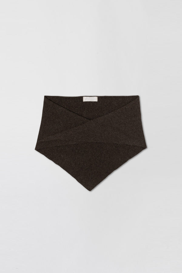 fall winter spring summer Momento Mini Scarf Coffee